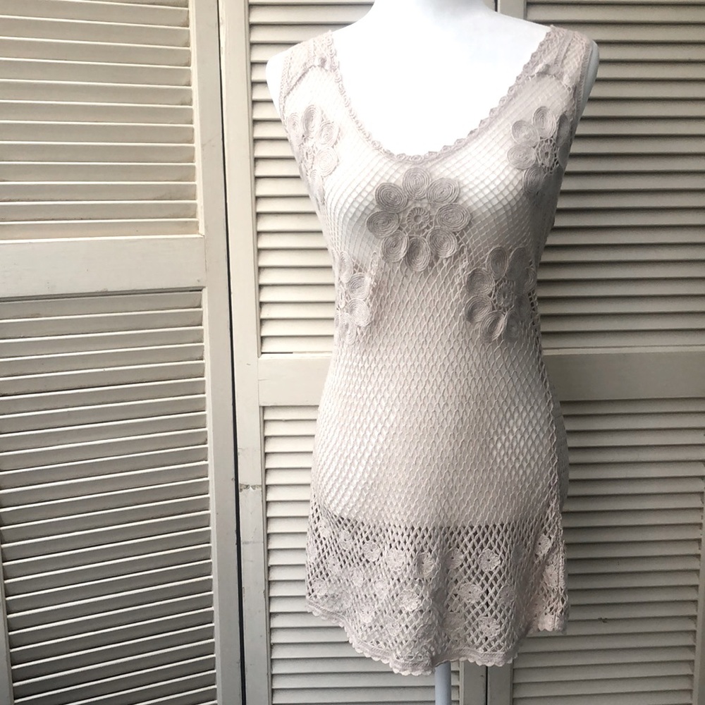 Crochet dress.